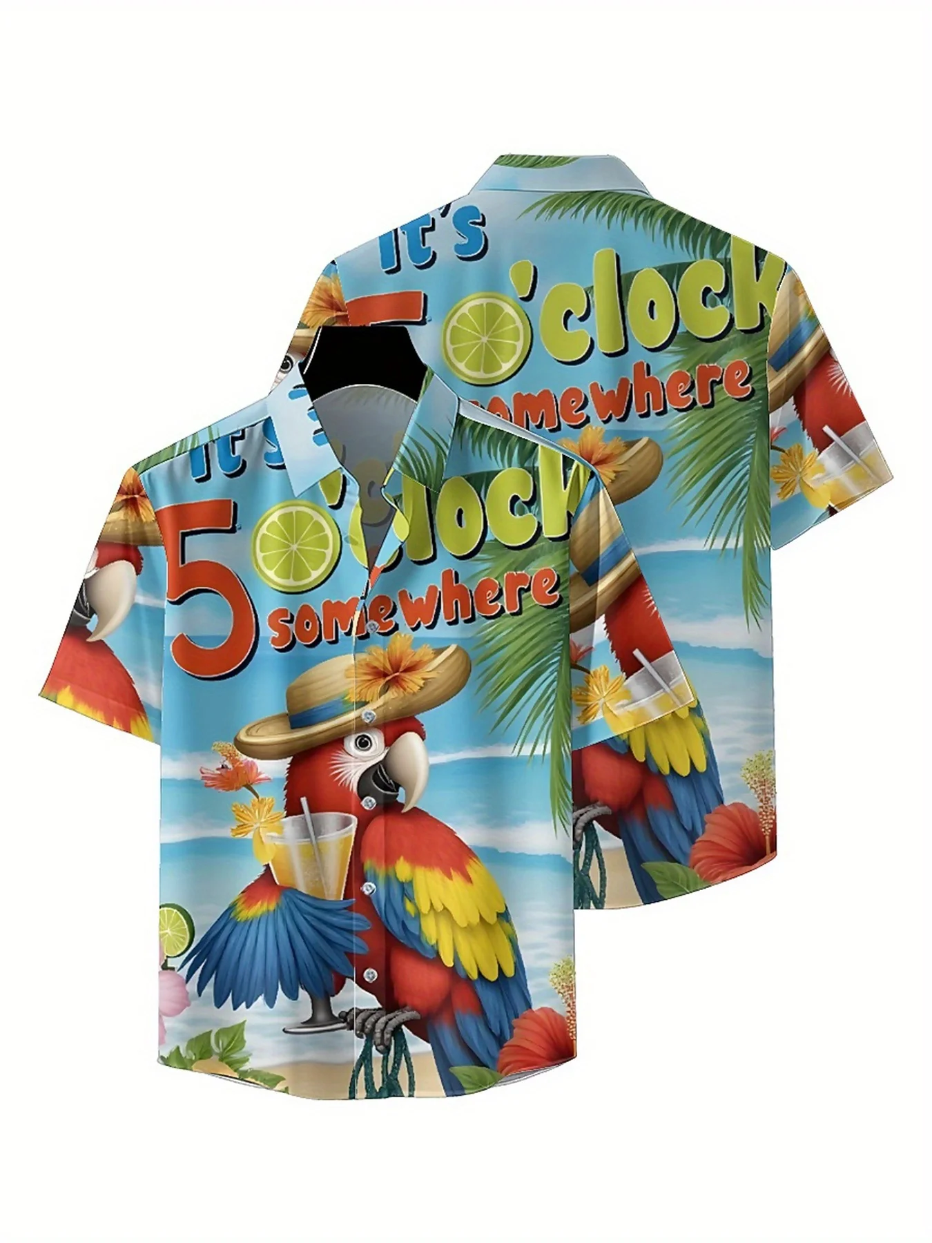 Мужские гавайские рубашки больших - Фотография_5