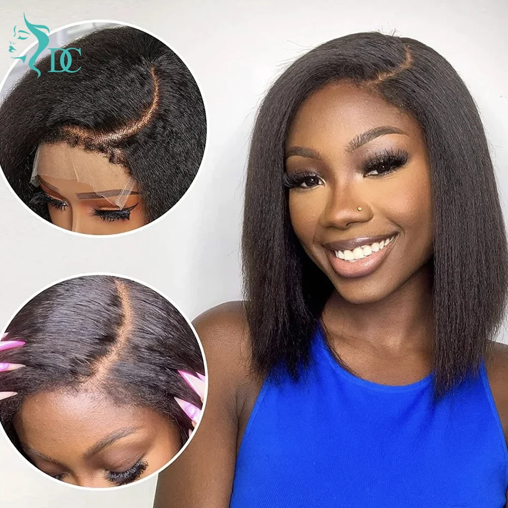 4c hairline kinky straight bob - Фотография_2