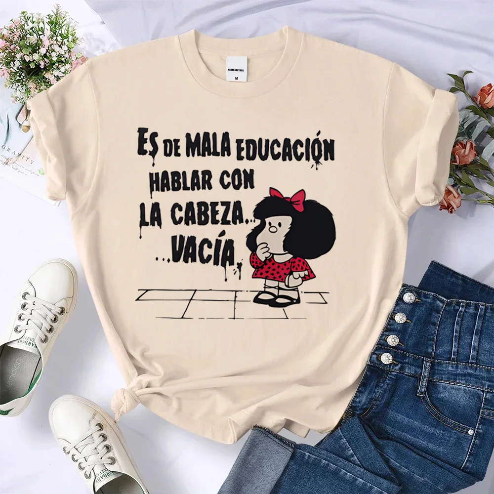 Топ mafalda женский с графическим принтом
