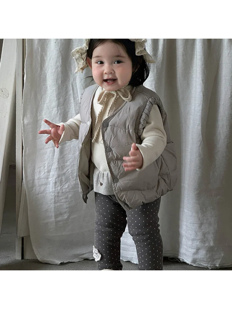 Легкий пуховик на осень-зиму для младенцев для девочек - Фотография_6