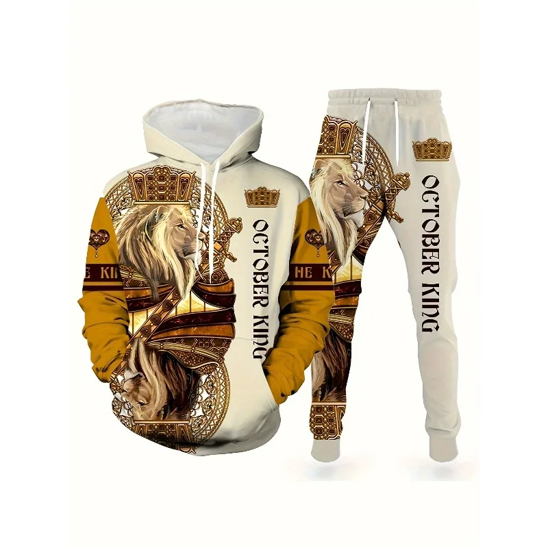 Мужской комплект с узором льва - Фотография_3