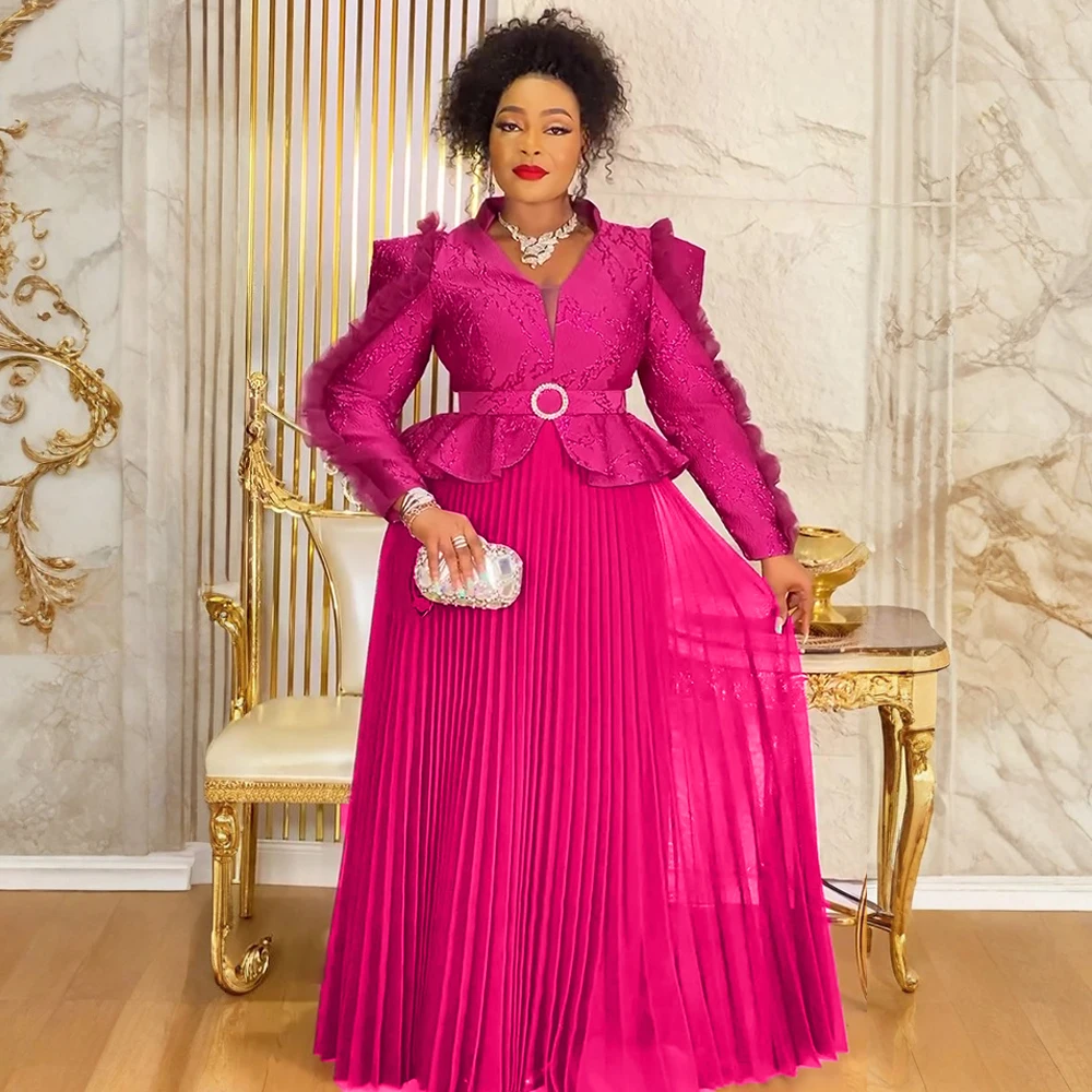 Африканские вечерние платья больших размеров для женщин - Фотография_2