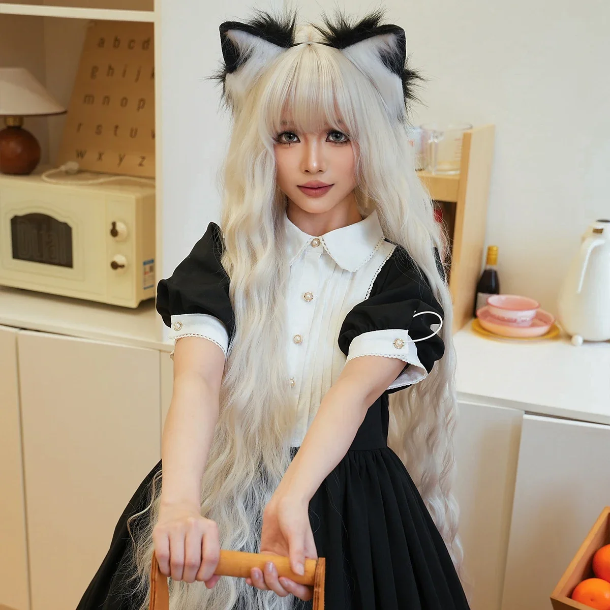 Длинный кудрявый женский парик - Фотография_3