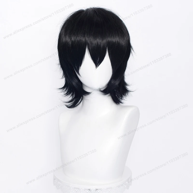 Синтетический парик в разрывом стиле 37 см с волчьей стрижкой и челкой - Фотография_4