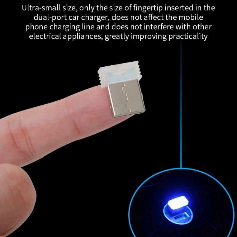 Мини-usb светодиодный автомобильный светильник - Фотография_6