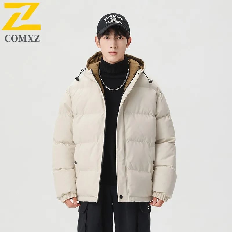 Comxz, новое зимнее хлопковое мужское пальто - Фотография_3