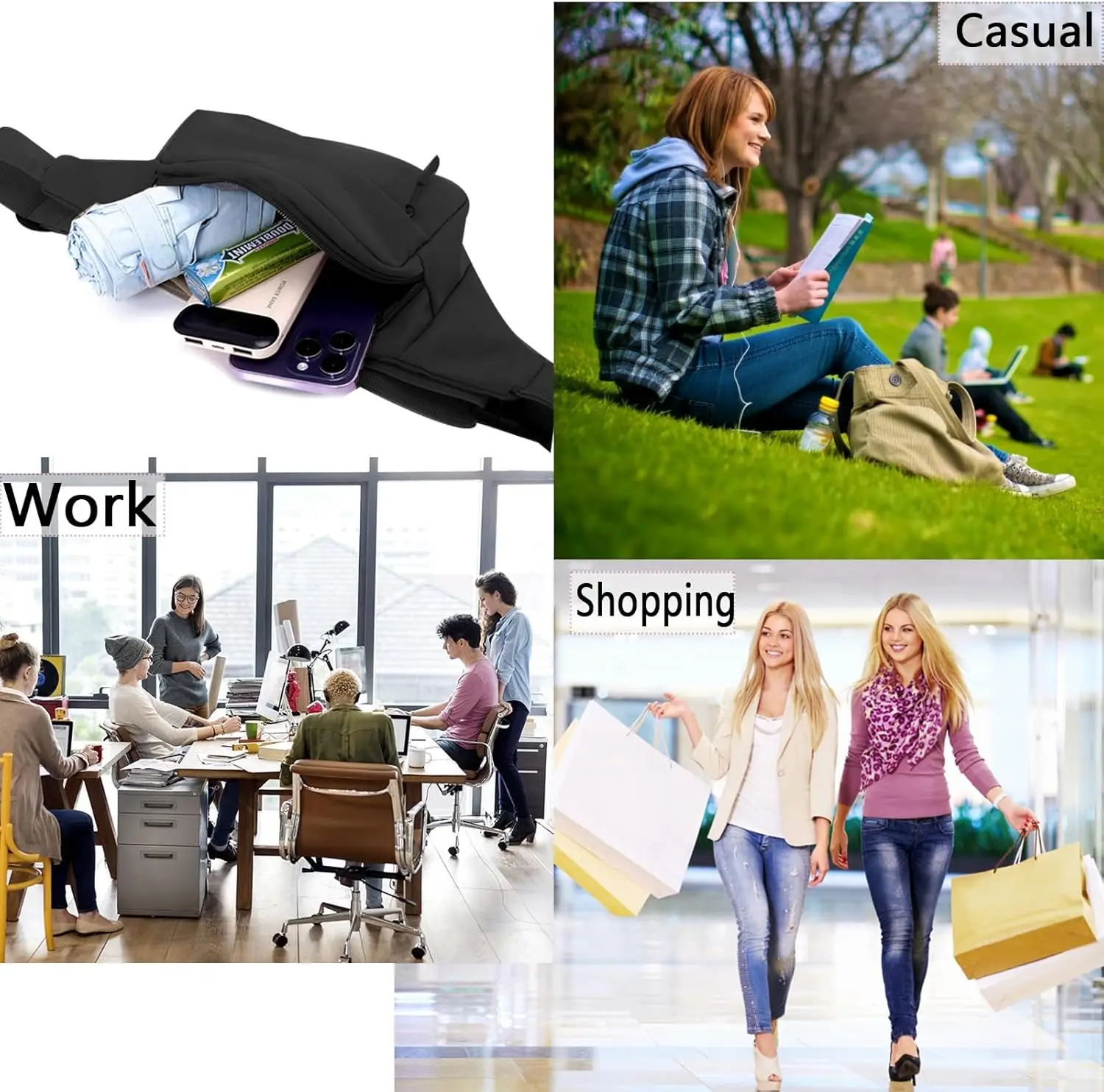 Маленькая набедренная сумка zmd для мужчин и женщин - Фотография_6