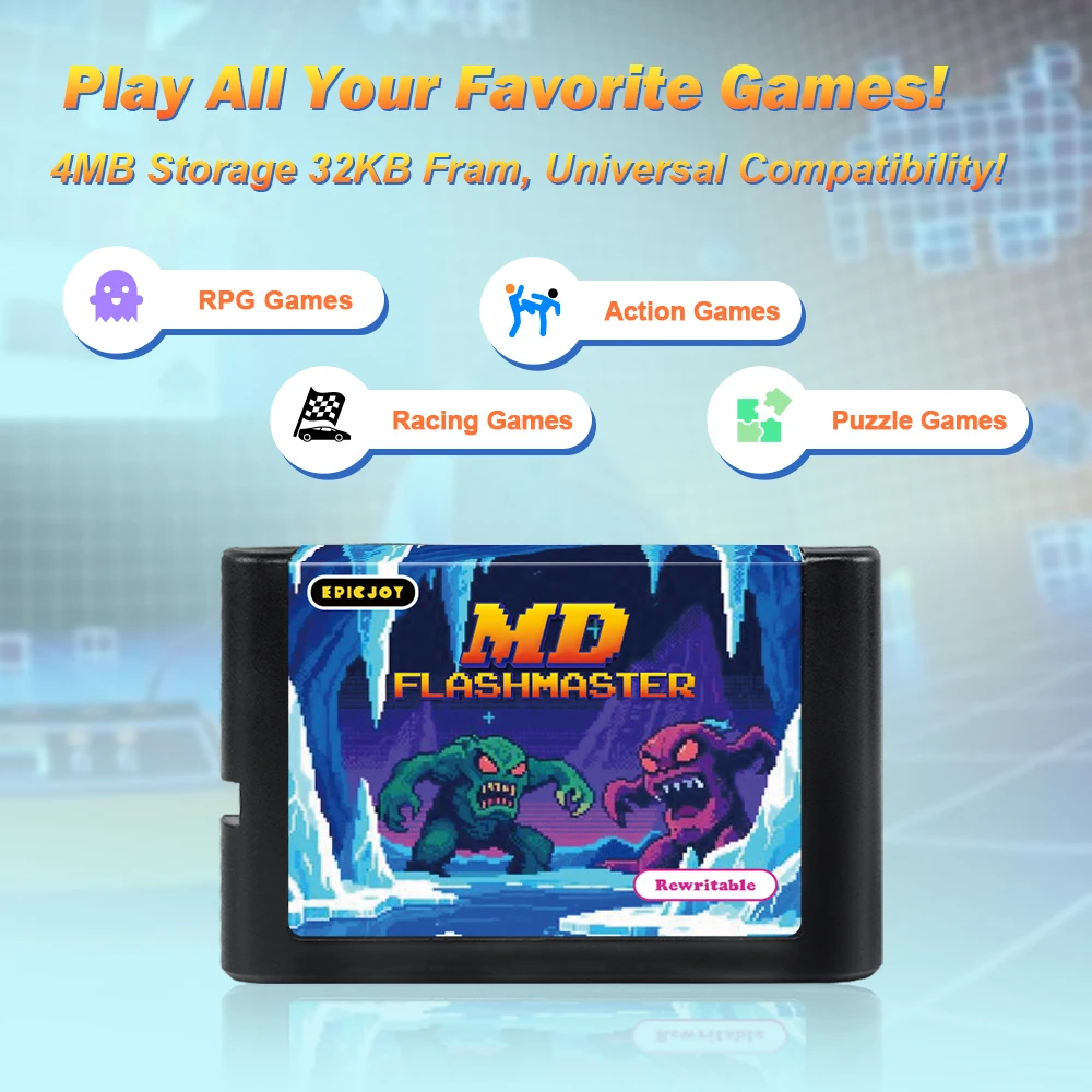 Игровой картридж epicjoy md rewriter - Фотография_4