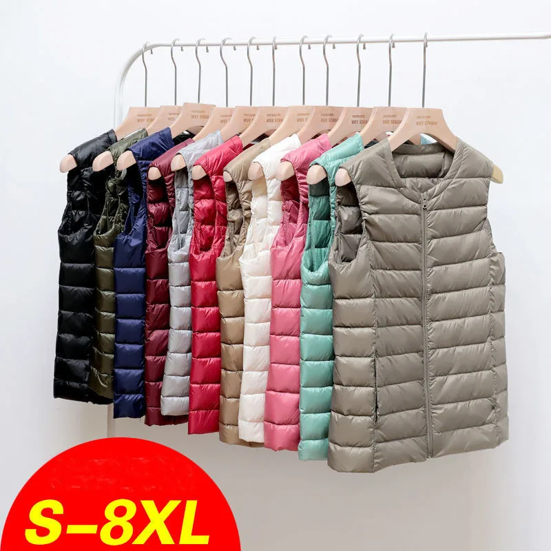 8xl осень-зима женский жилет без