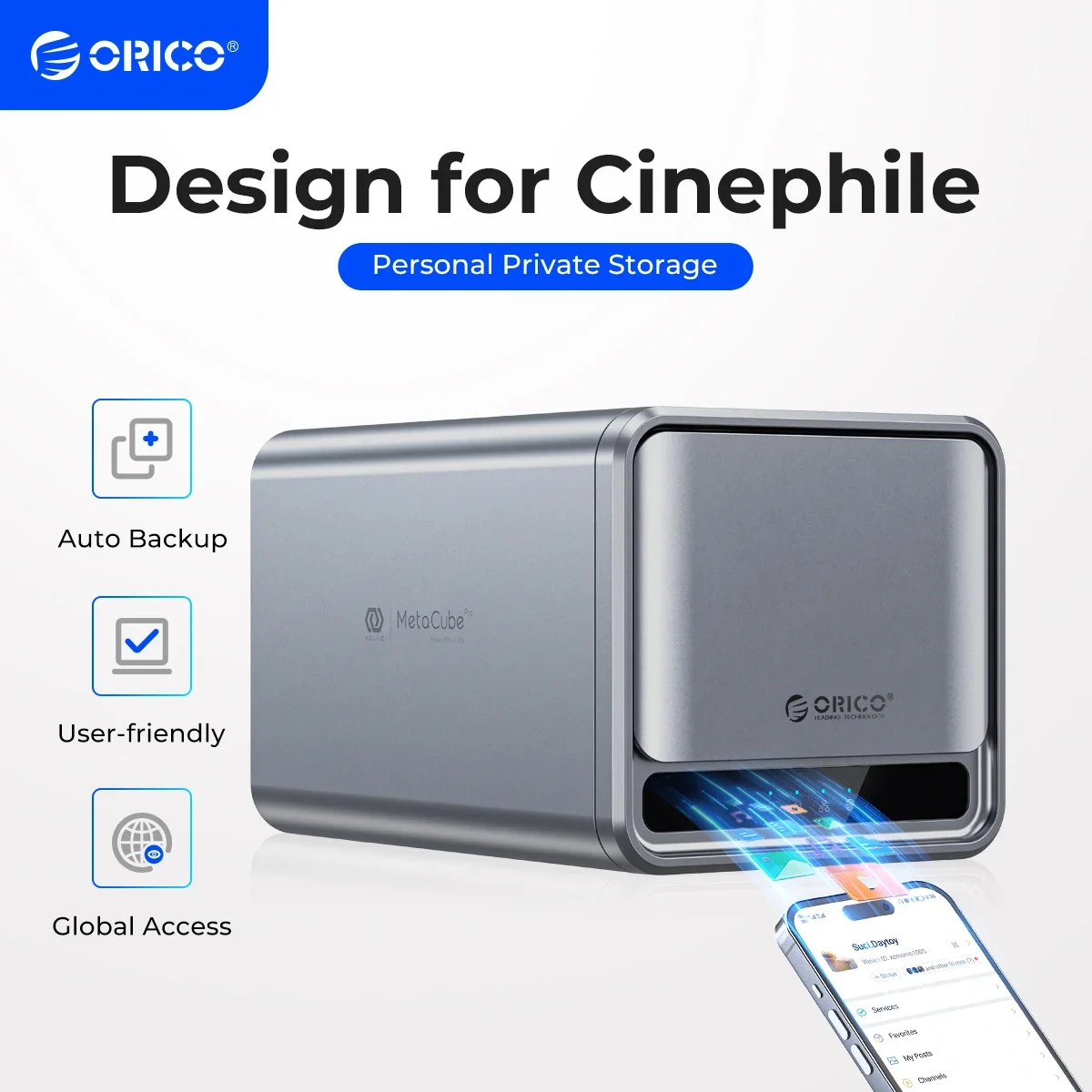 Orico dual bay metacube бытовое хранилище 3