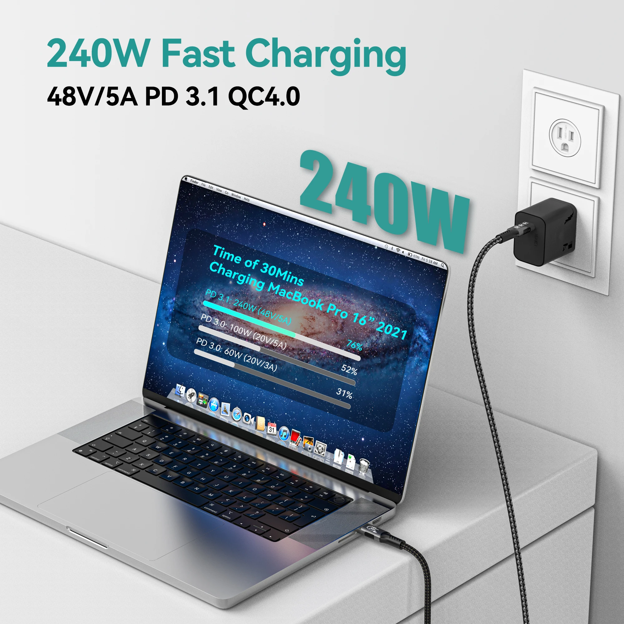 48 в 240 вт для thunderbolt 4 type - Фотография_4