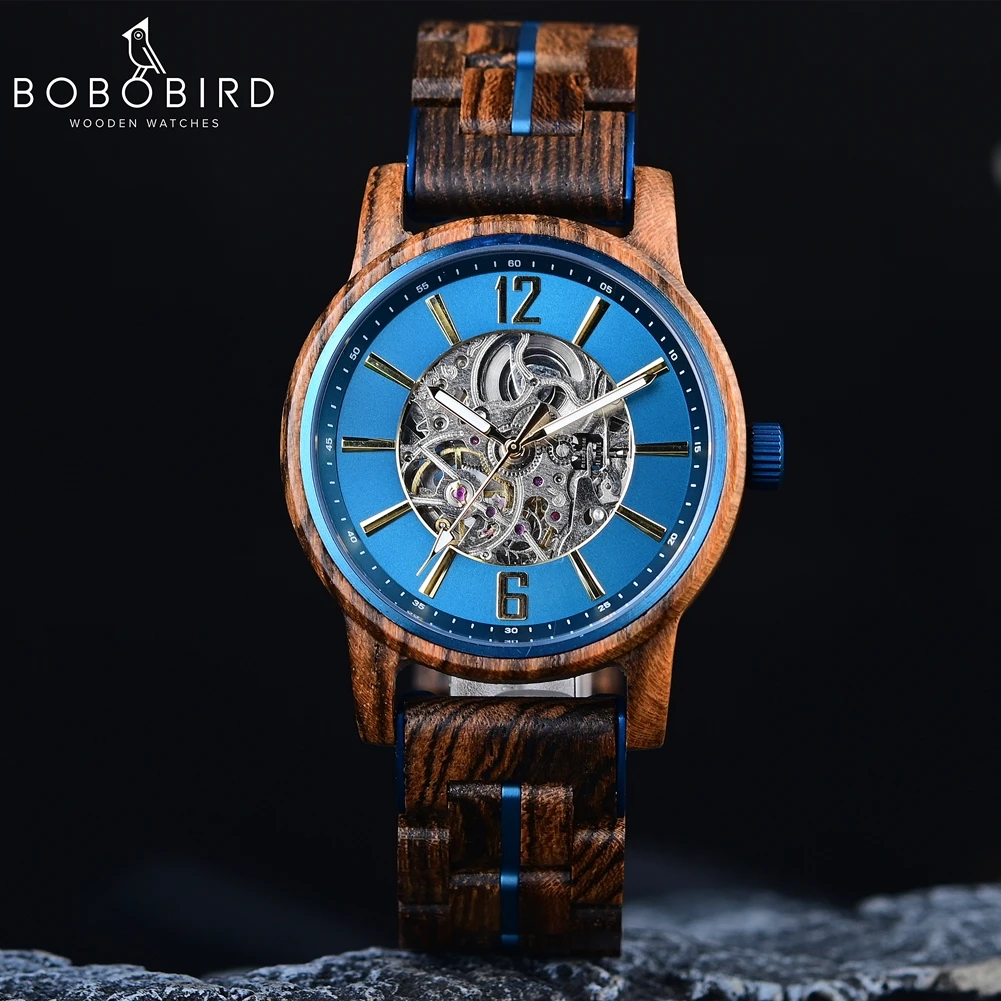 Мужские автоматические механические часы bobo bird