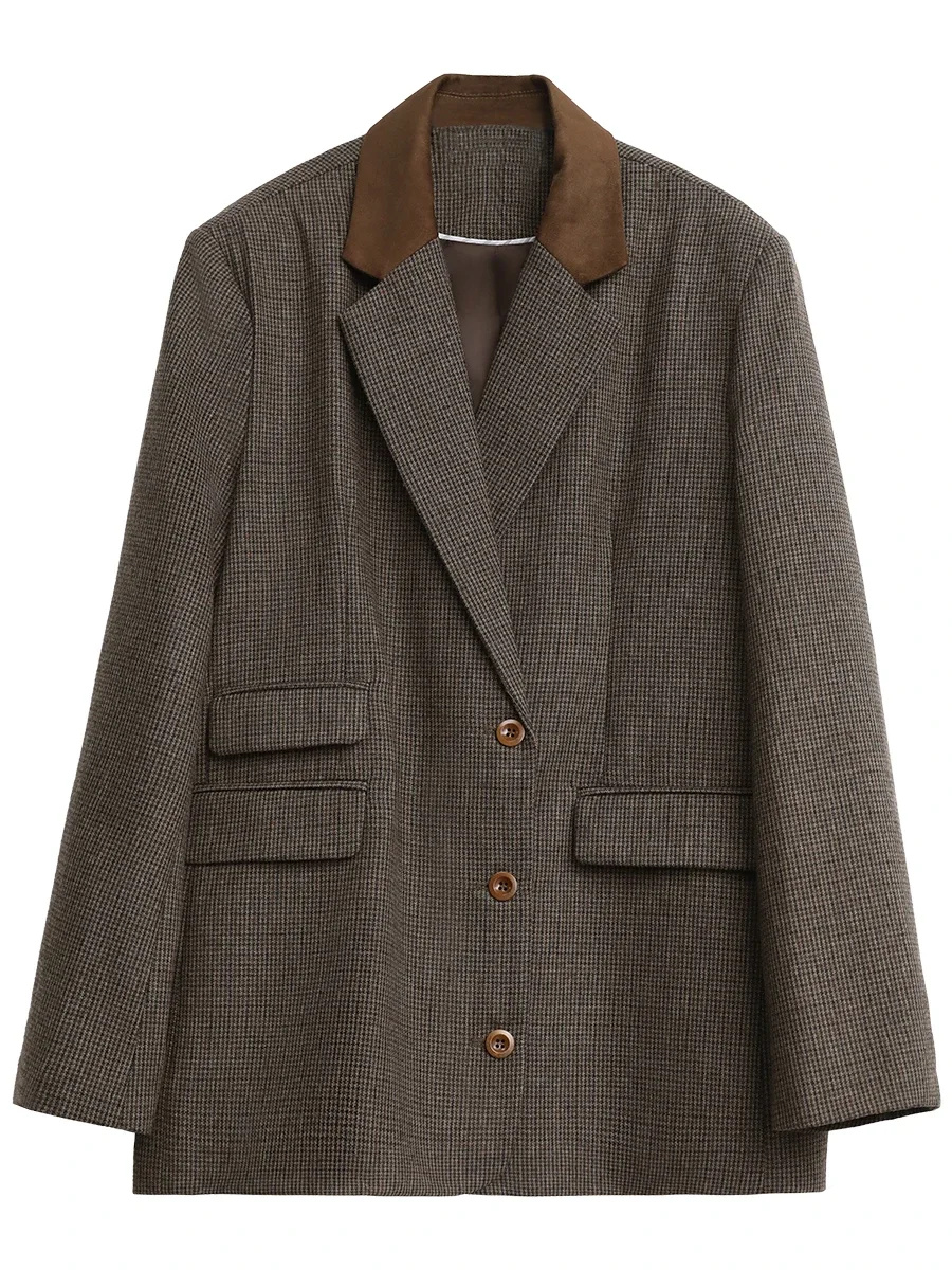 Женский шерстяной пиджак chic ven - Фотография_6