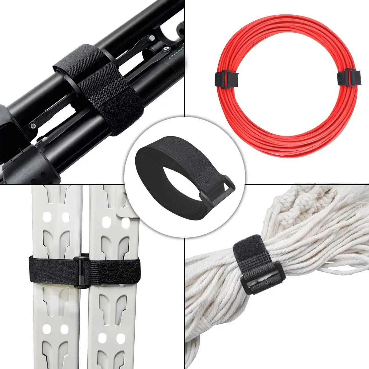 Многоразовые нейлоновые кабельные стяжки на липучке - Фотография_6