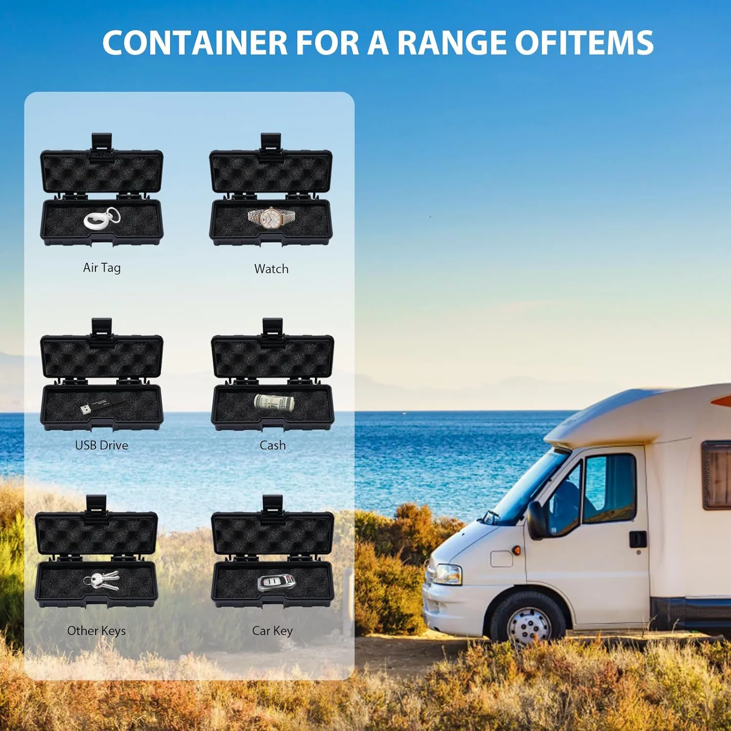 Черный магнитный держатель для ключей под автомобилем - Фотография_2