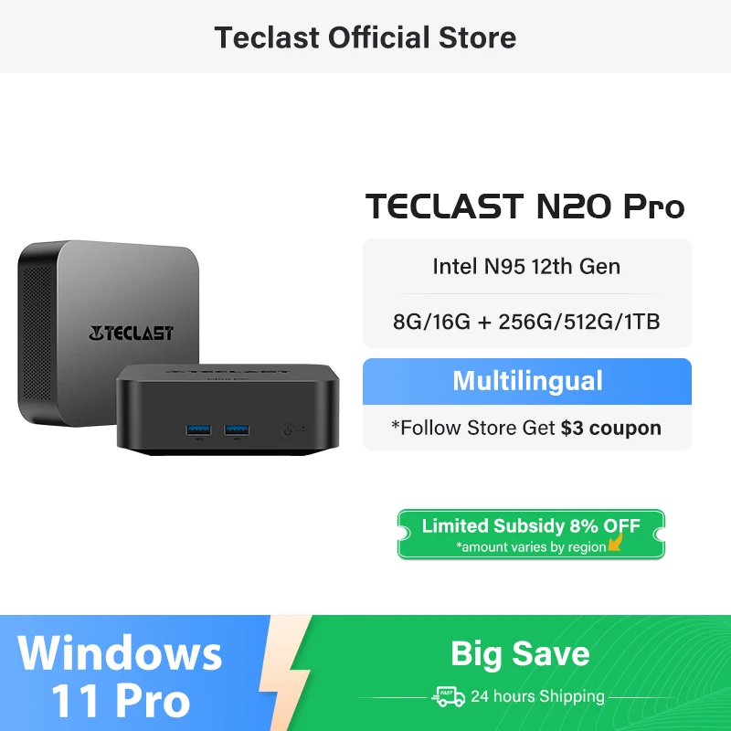 Teclast n20 pro мини-пк процессоры