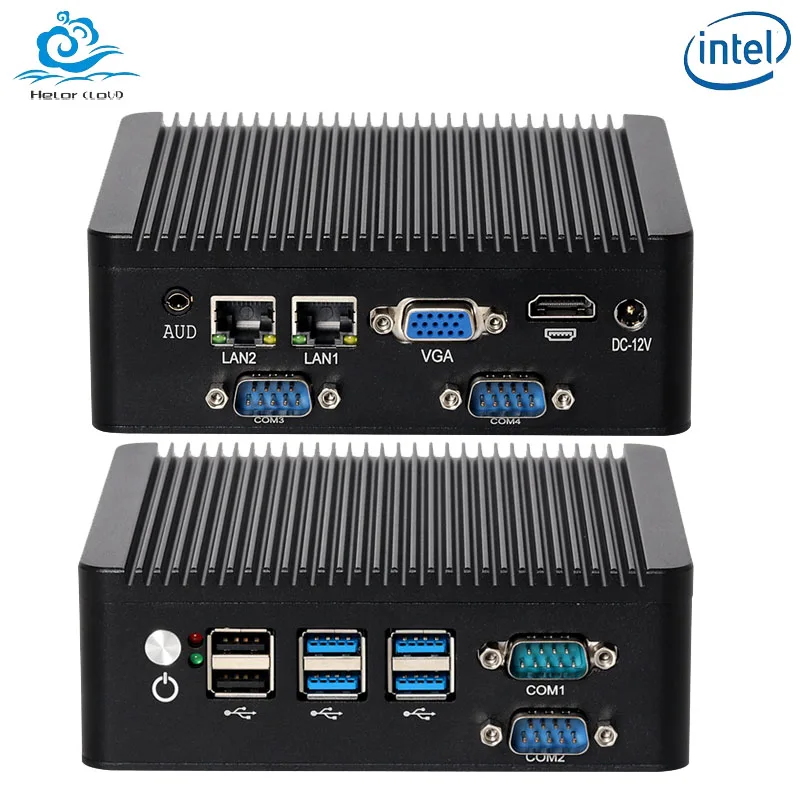 Helorpc 2lan4com промышленный мини-пк с интерфейсом celeron n5100