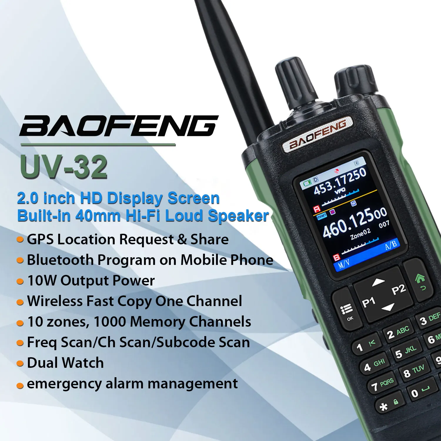 Walkie talkie baofeng uv-32 air