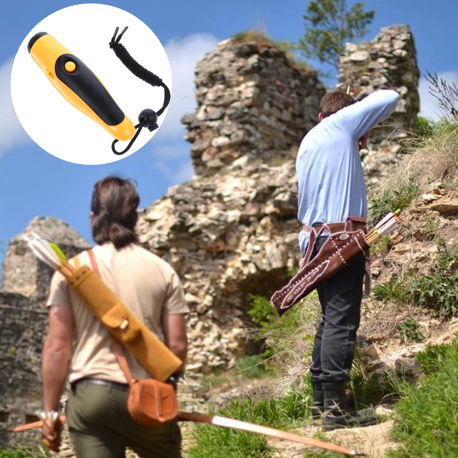 Свисток пластиковый аварийный свисток - Фотография_5