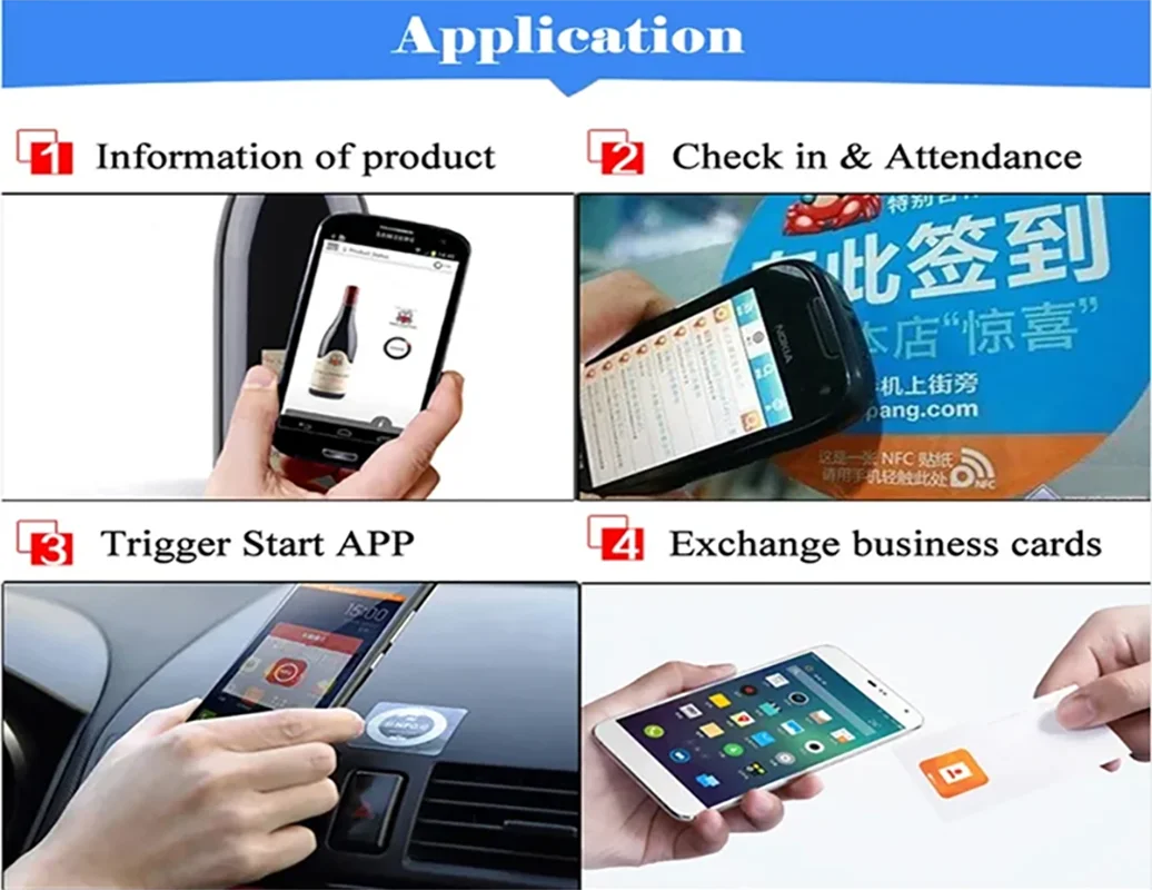 Nfc-тег ntag216 этикетка nfc 216 клейкая наклейка rfid 13 - Фотография_6