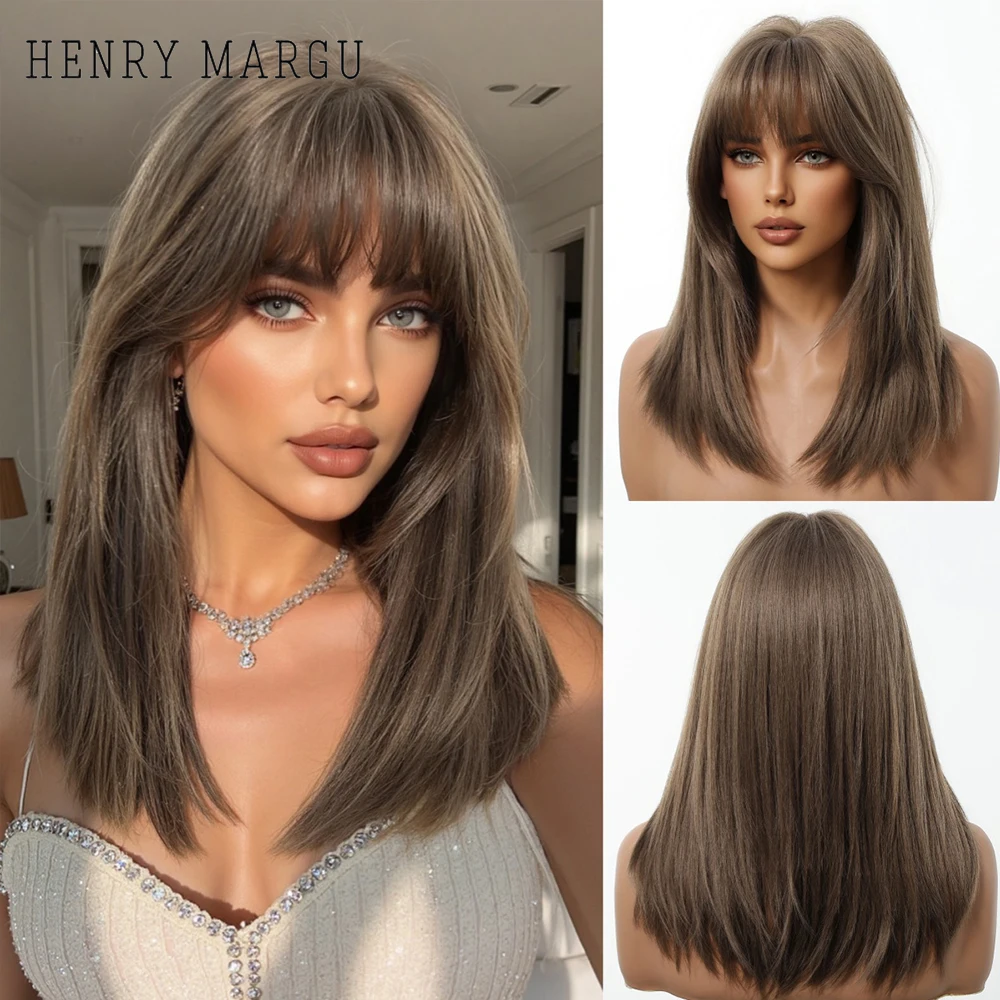 Henry margu коричневый парик из