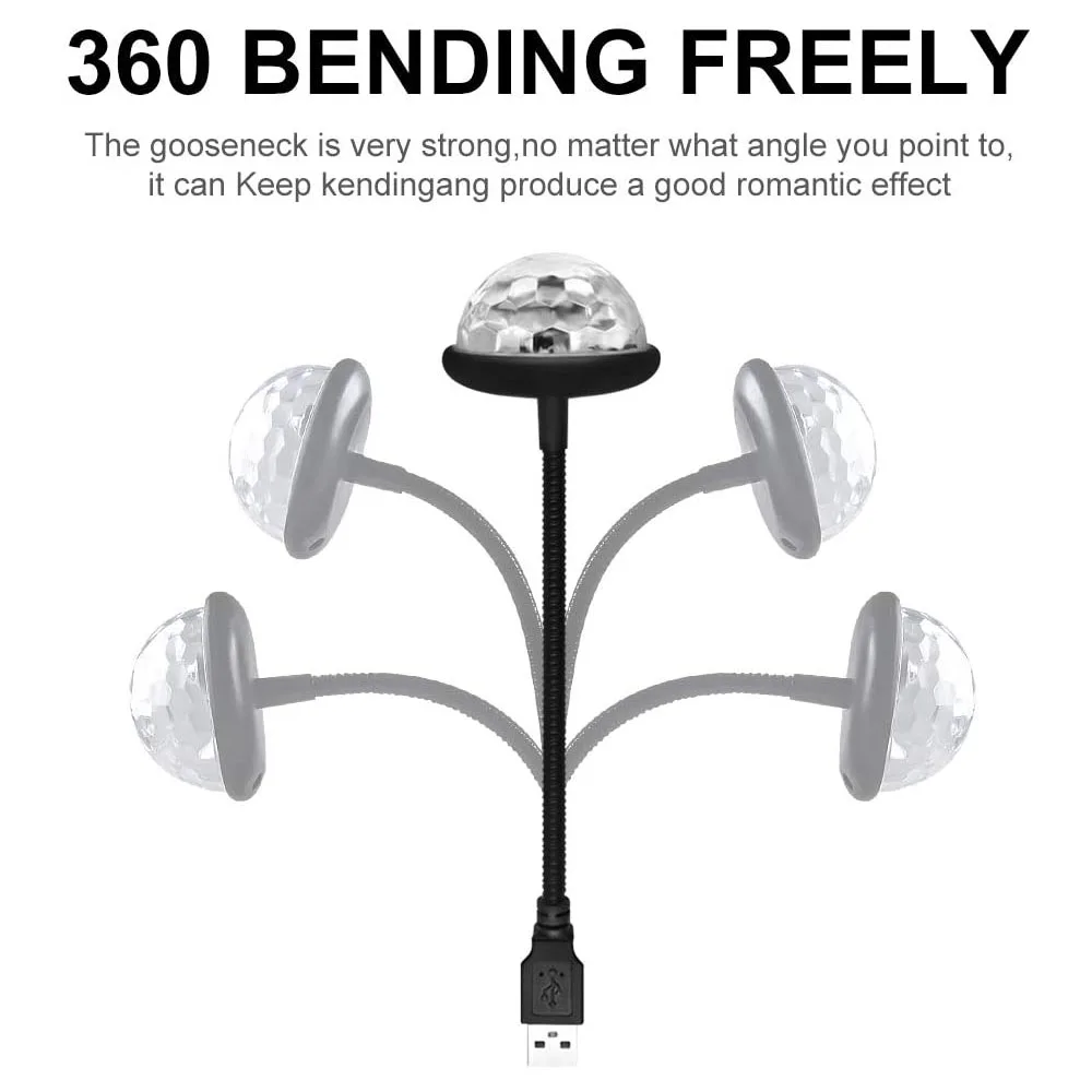Мини-диско-шар, rgb dj lighting - Фотография_5