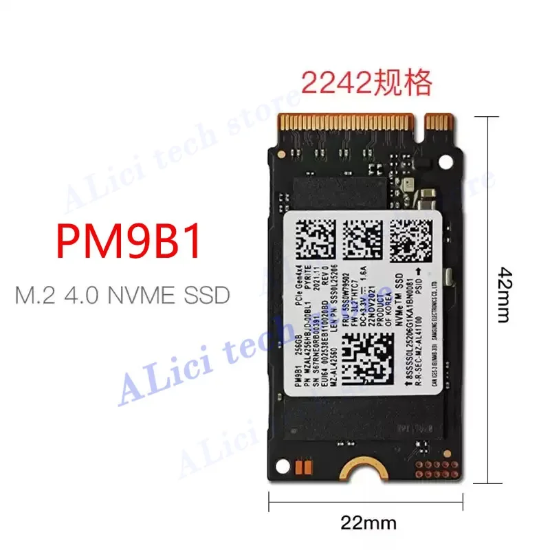 Оригинальный ssd-накопитель для ноутбука samsung pm9b1 256g/512g 2242 m - Фотография_2