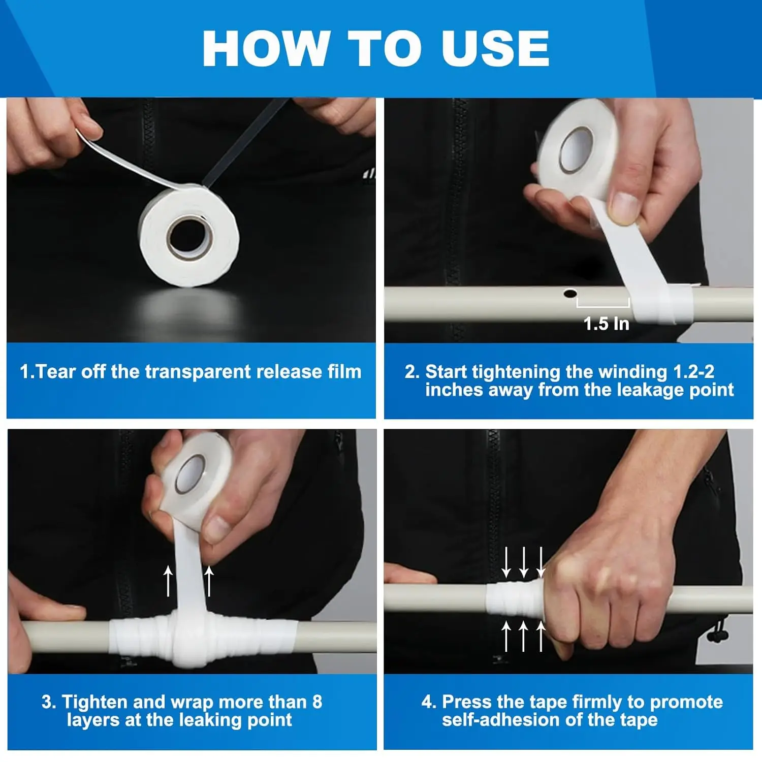 Самоклеящаяся силиконовая лента - Фотография_6