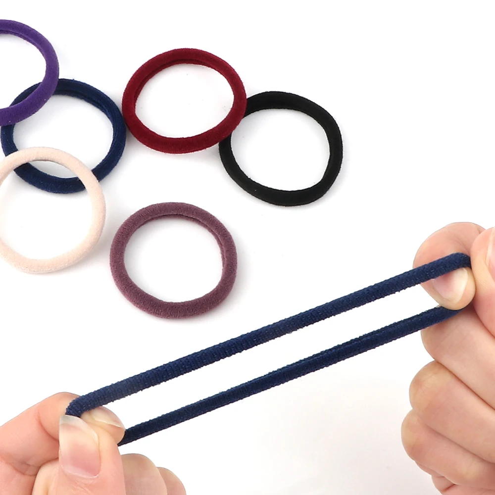 Резинки для волос разных цветов для женщин и девочек - Фотография_5