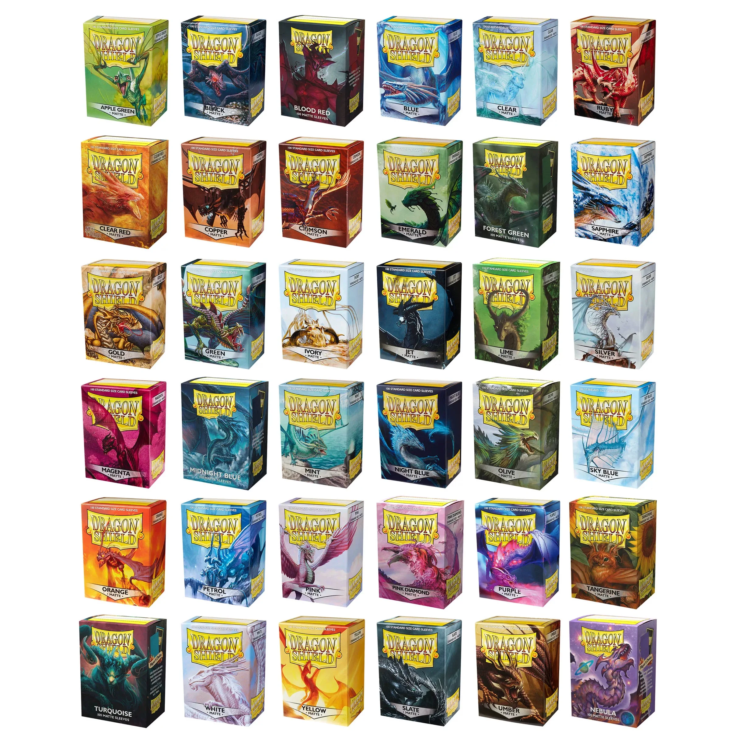 66*91 мм, многоцветный щит дракона