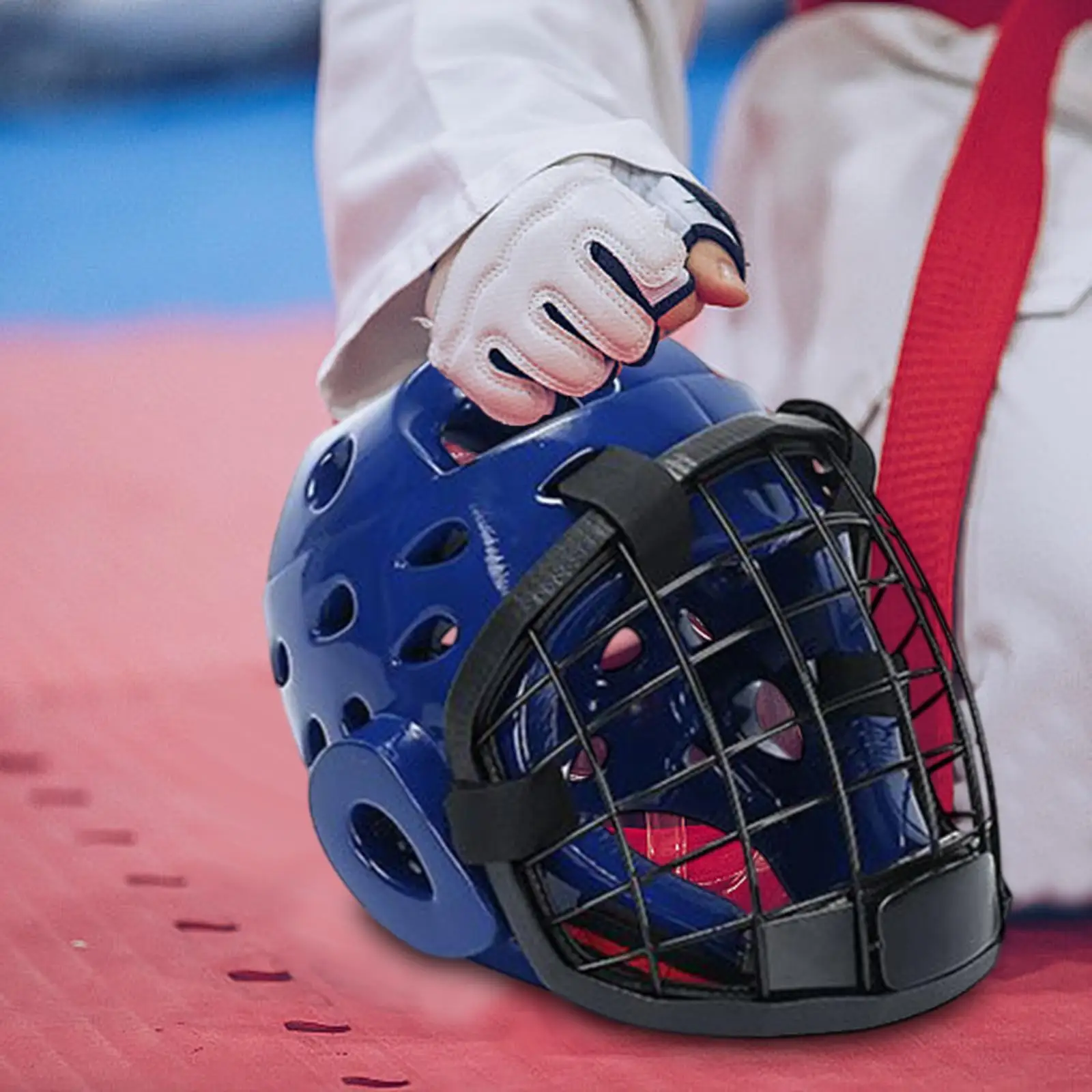 Полнолицевая защита головы профессиональный ударный шлем каратэ лицо