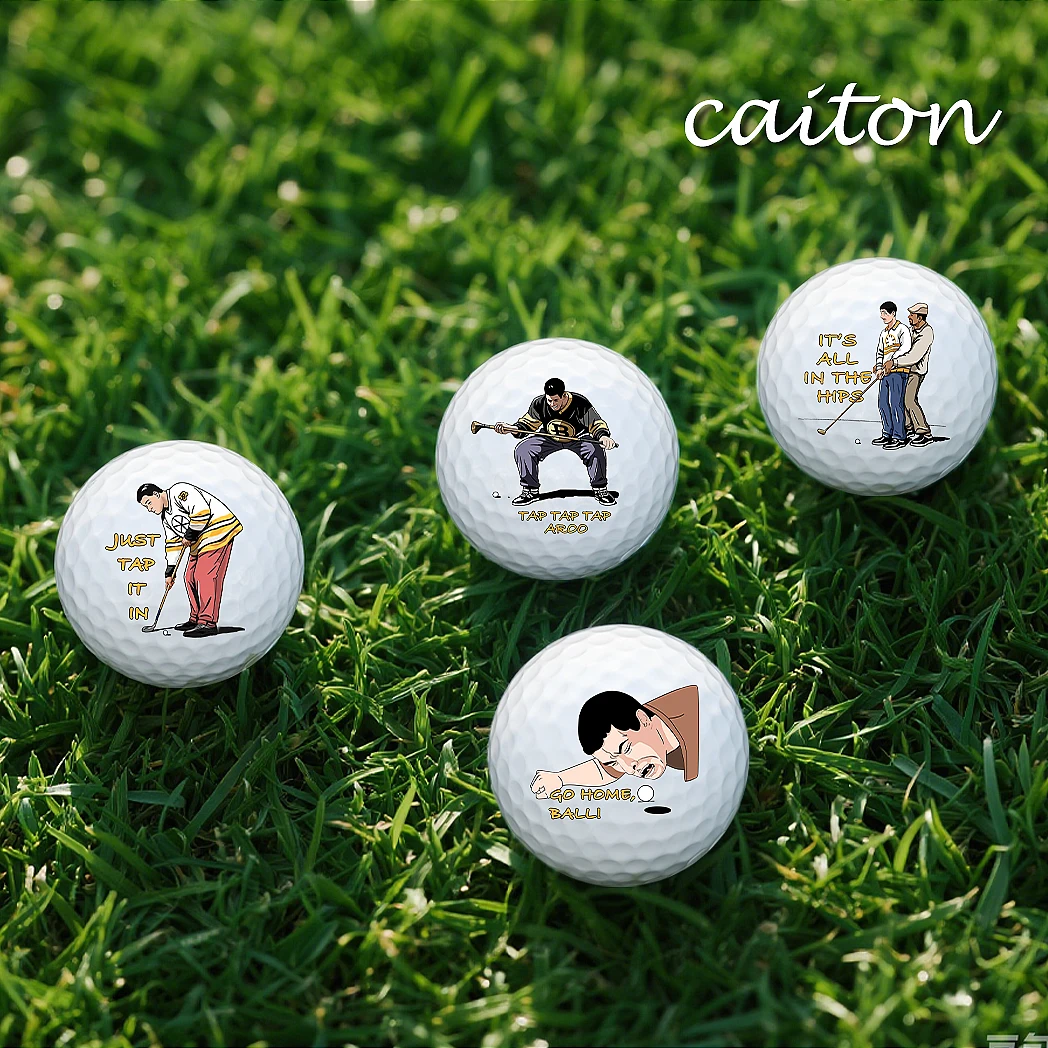 Забавные мячи для гольфа caiton — 4 уникальных дизайна - Фотография_6