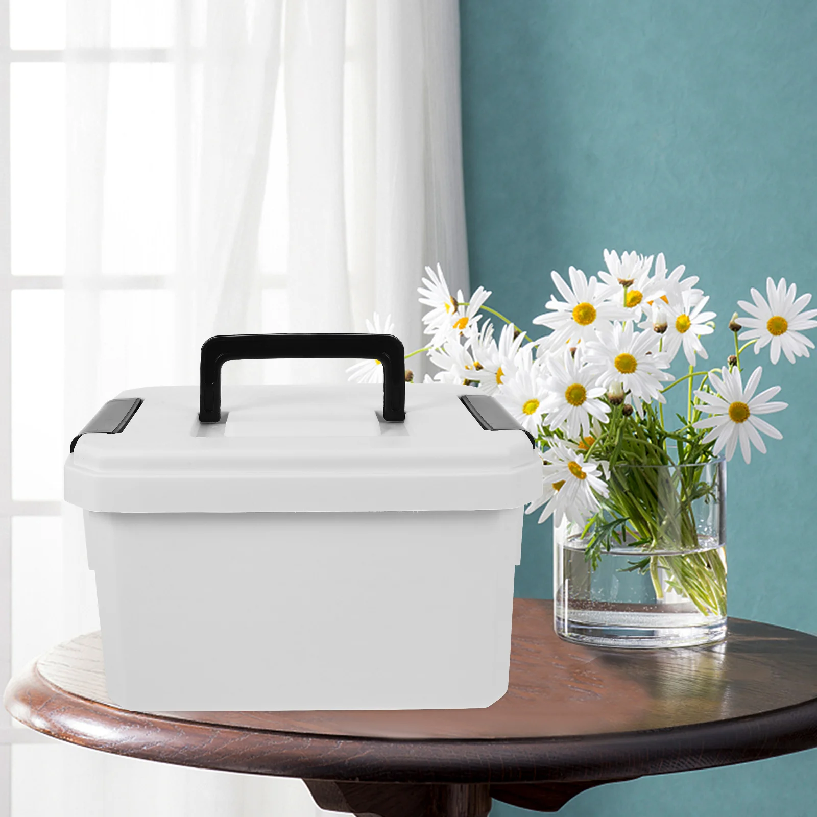 Портативная двухслойная аптечка с ручкой - Фотография_2