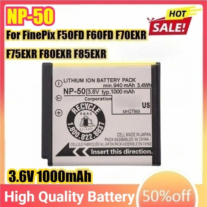 Аккумулятор np-50 для камеры fujifilm