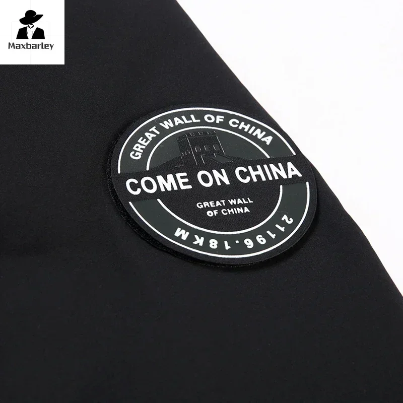 Зимний длинный пуховик мужской - Фотография_3