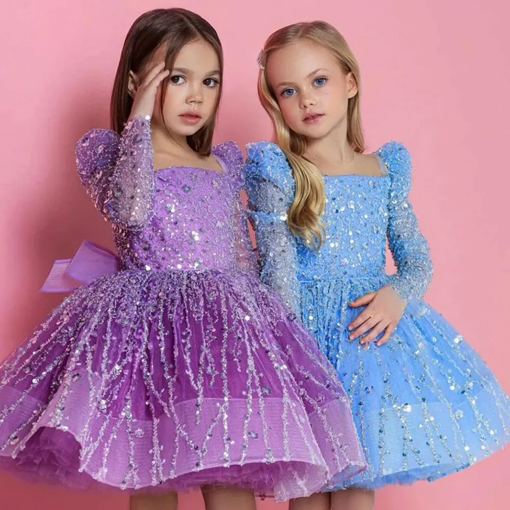 Блестящее арабское платье для девочек jill wish