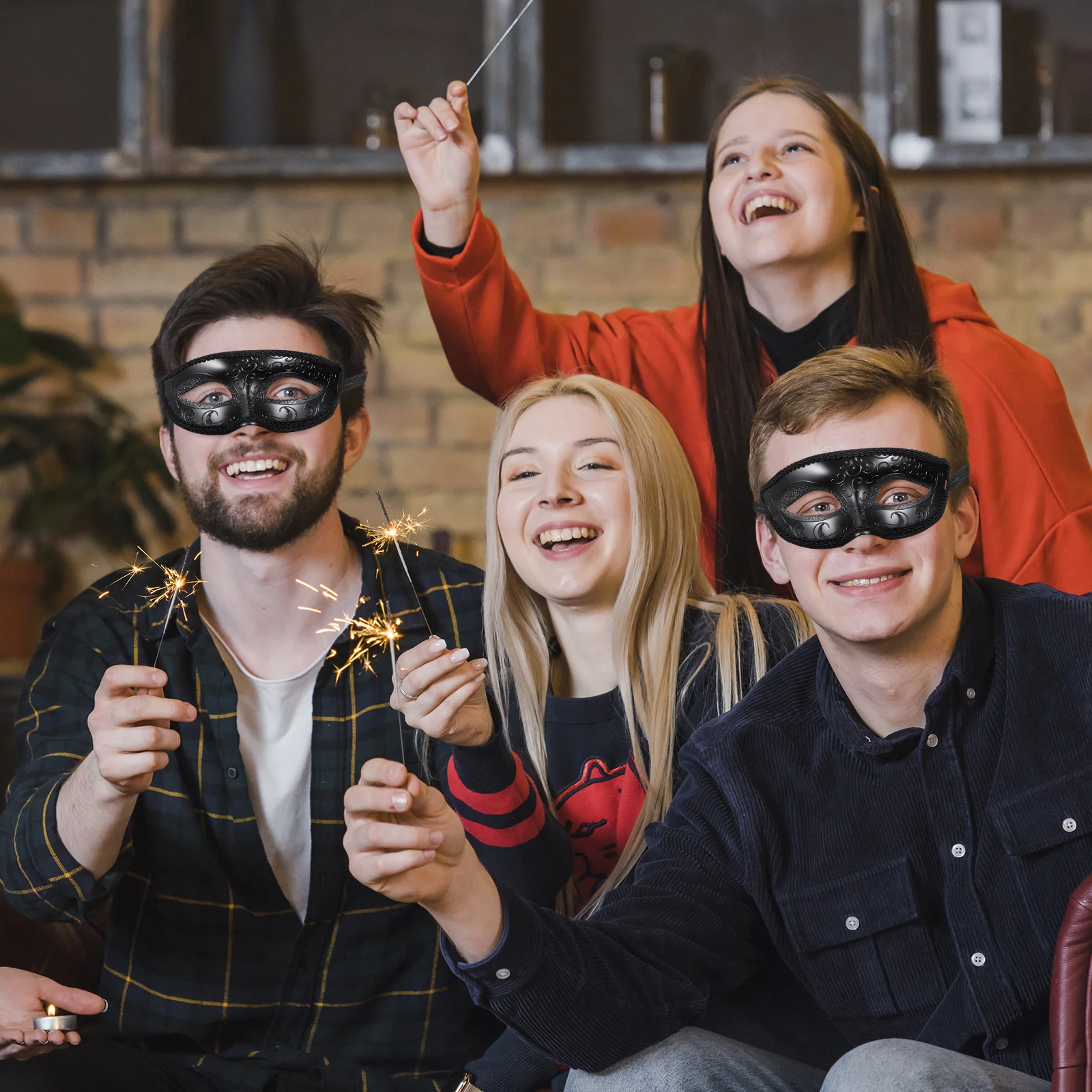 Маскарадная маска легкая ретро - Фотография_2