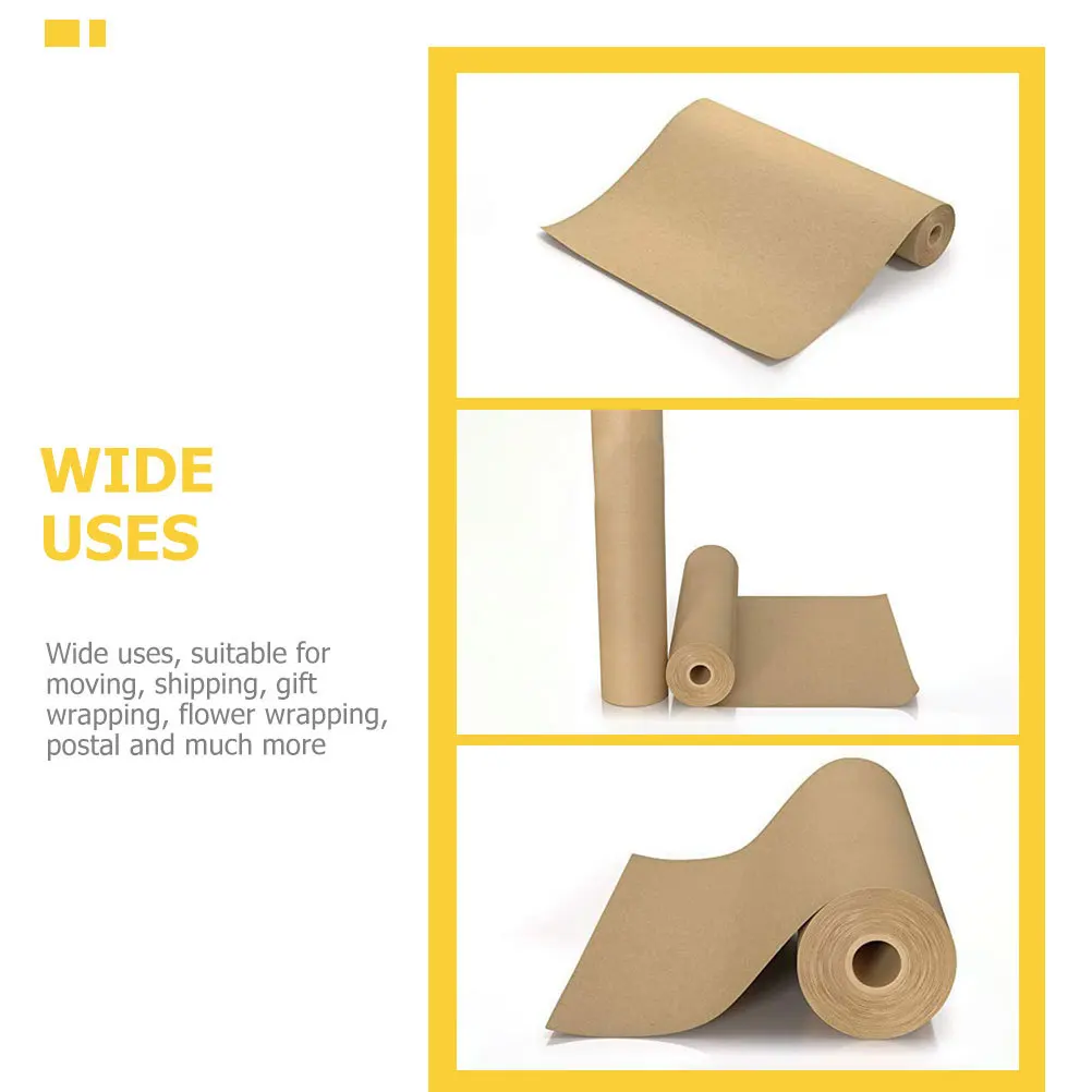 30-метровый рулон крафт-бумаги премиум-класса для упаковки подарков - Фотография_5