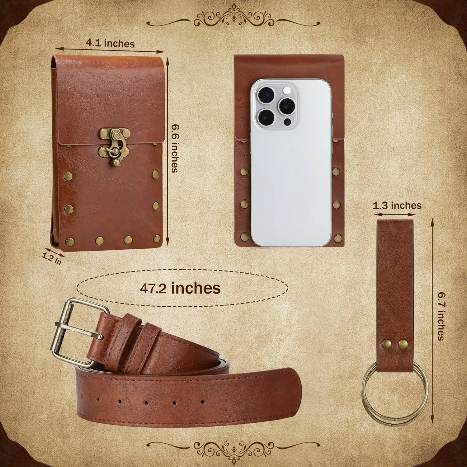 Vonmelli ренессанс поясная сумка - Фотография_3