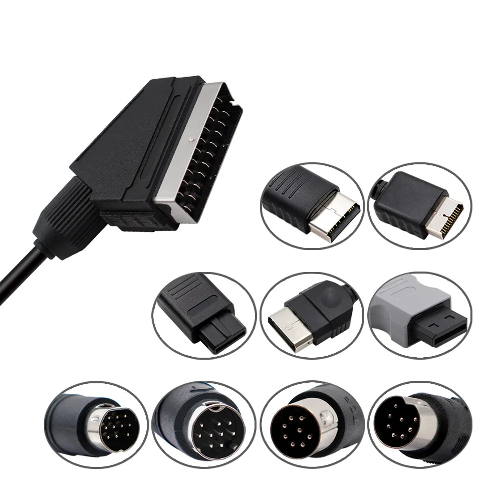 Кабель scart rgb длиной 1