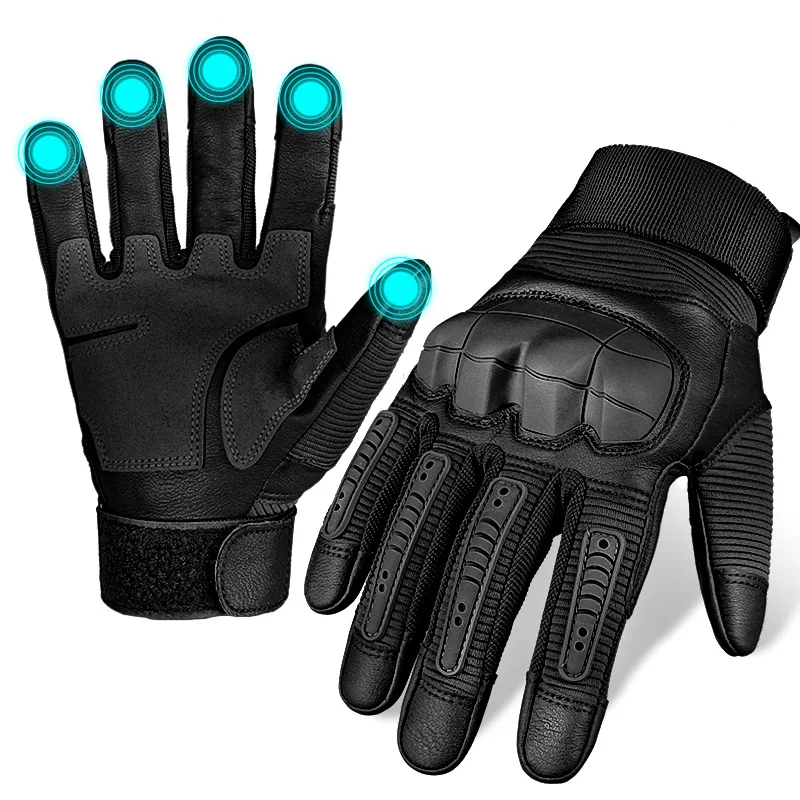 Hard knuckle full finger moto guantes - Фотография_6
