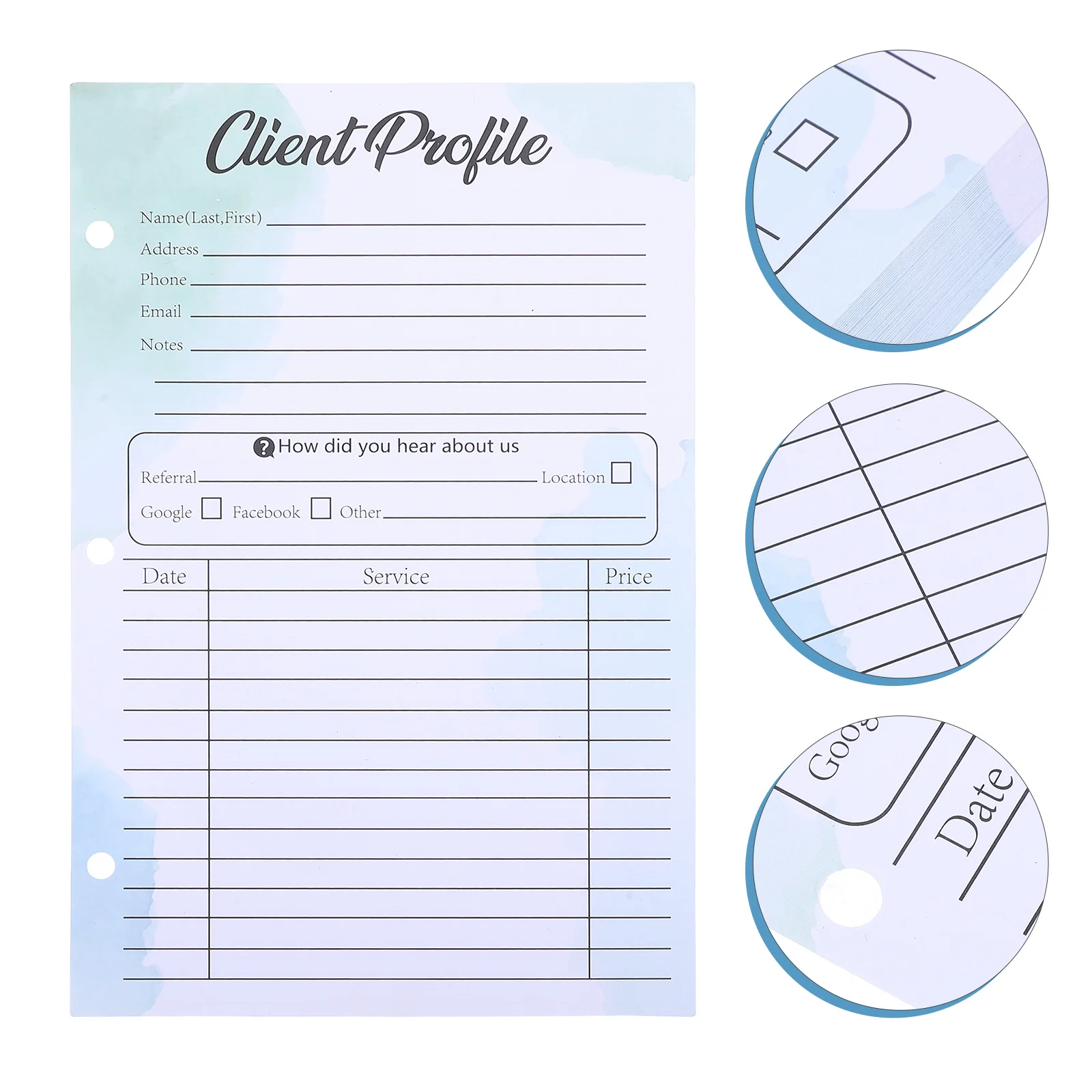 Профильные карты клиента