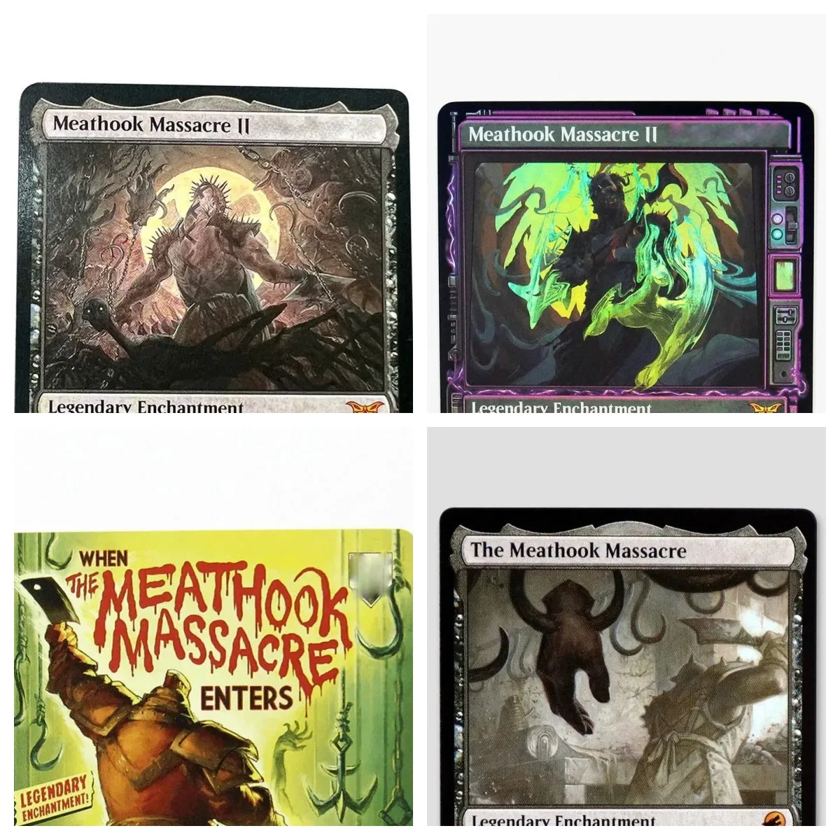 (магические прокси-карты the meathook) holo/foil tcg