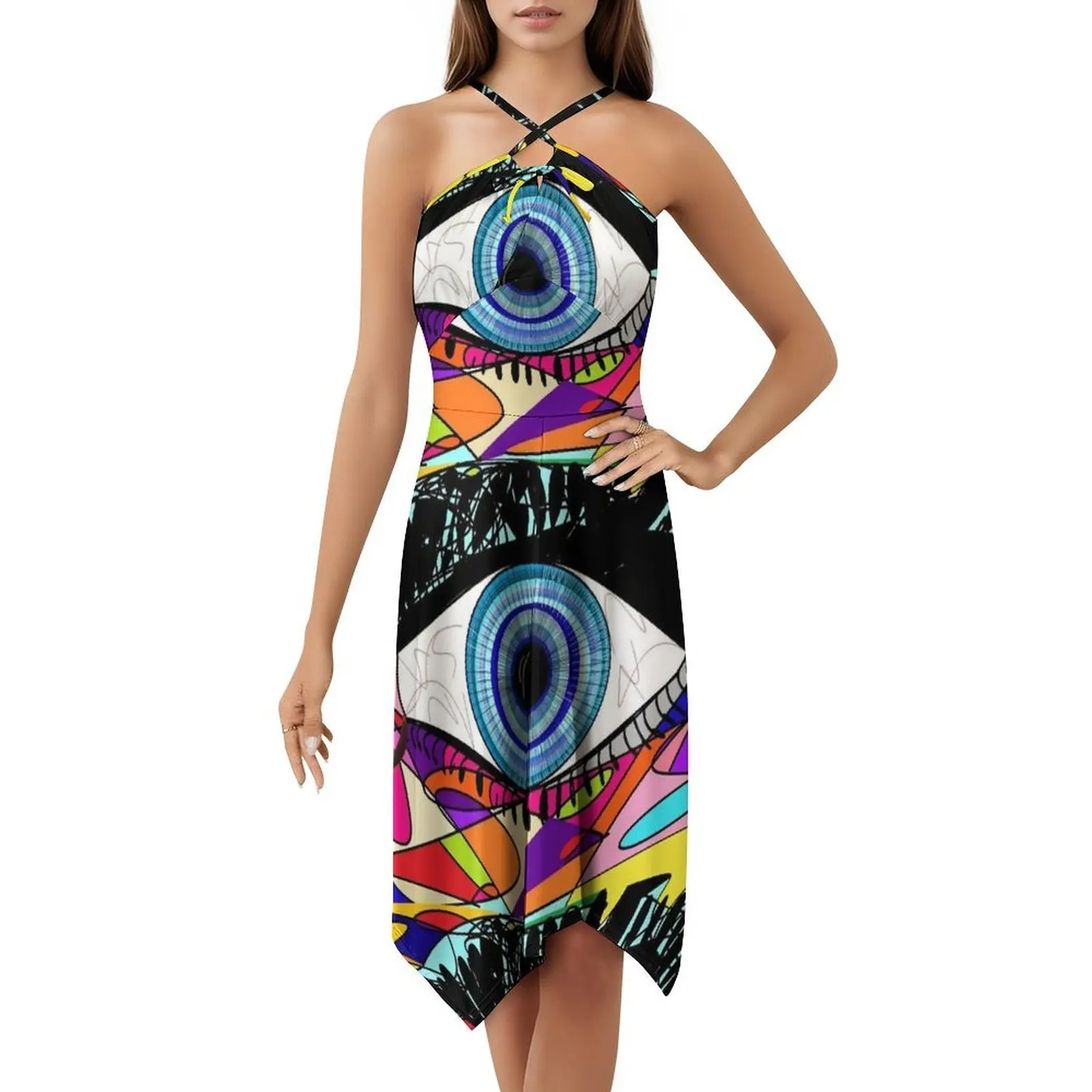 Глазное шикарное платье в стиле бохо - Фотография_5