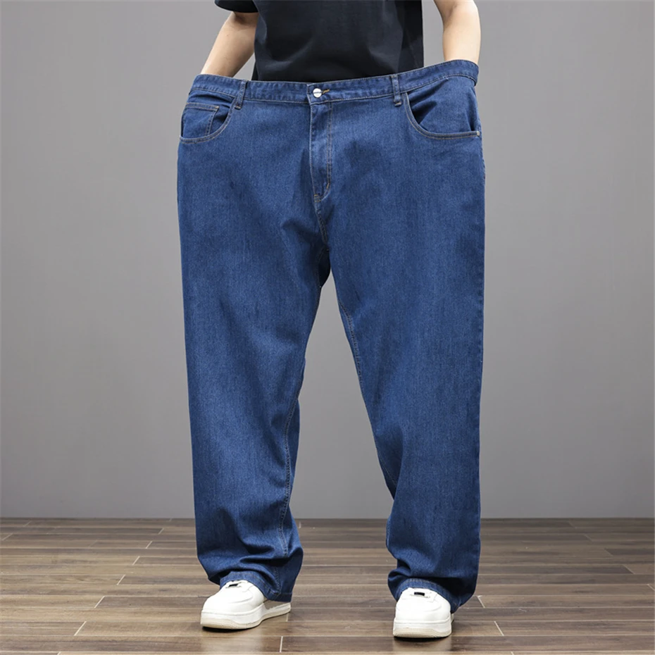 Плюс размер 8xl мешковатые джинсы - Фотография_2