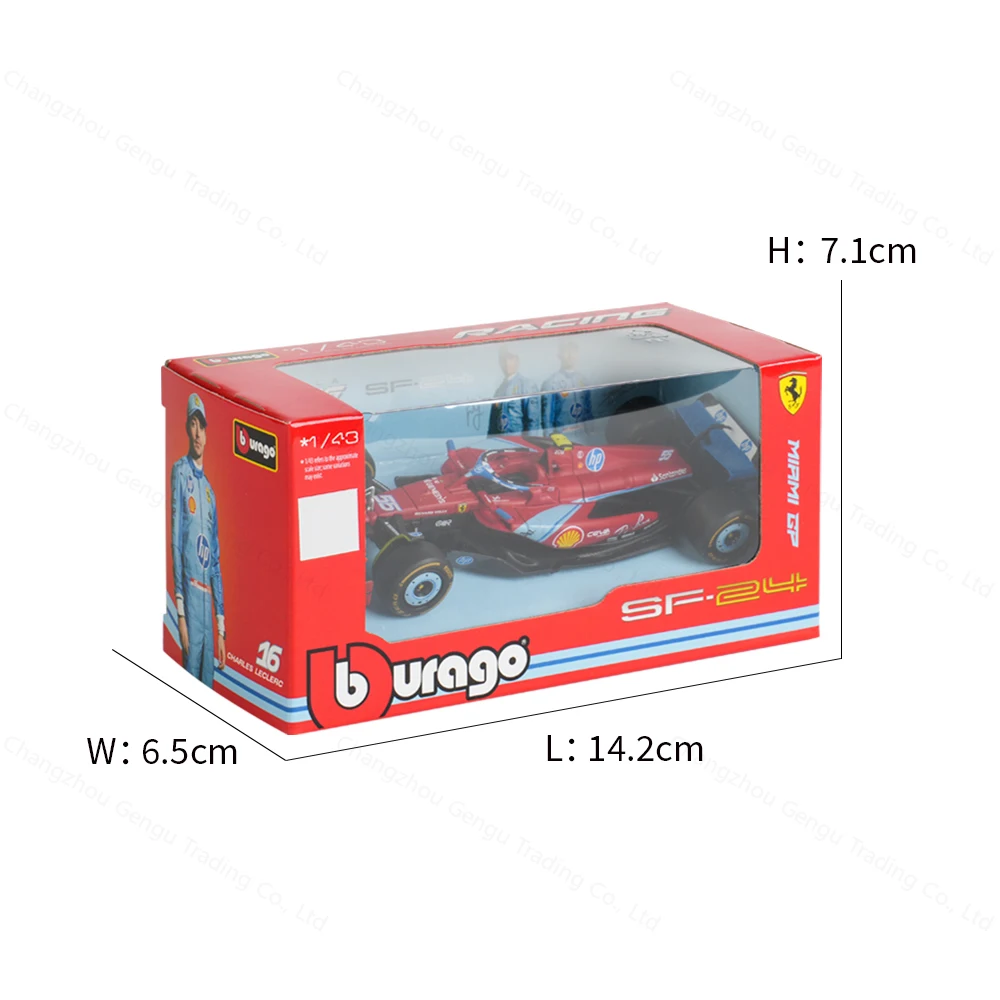 Bburago 1:43 ferrari 2024 sf24 - Фотография_4