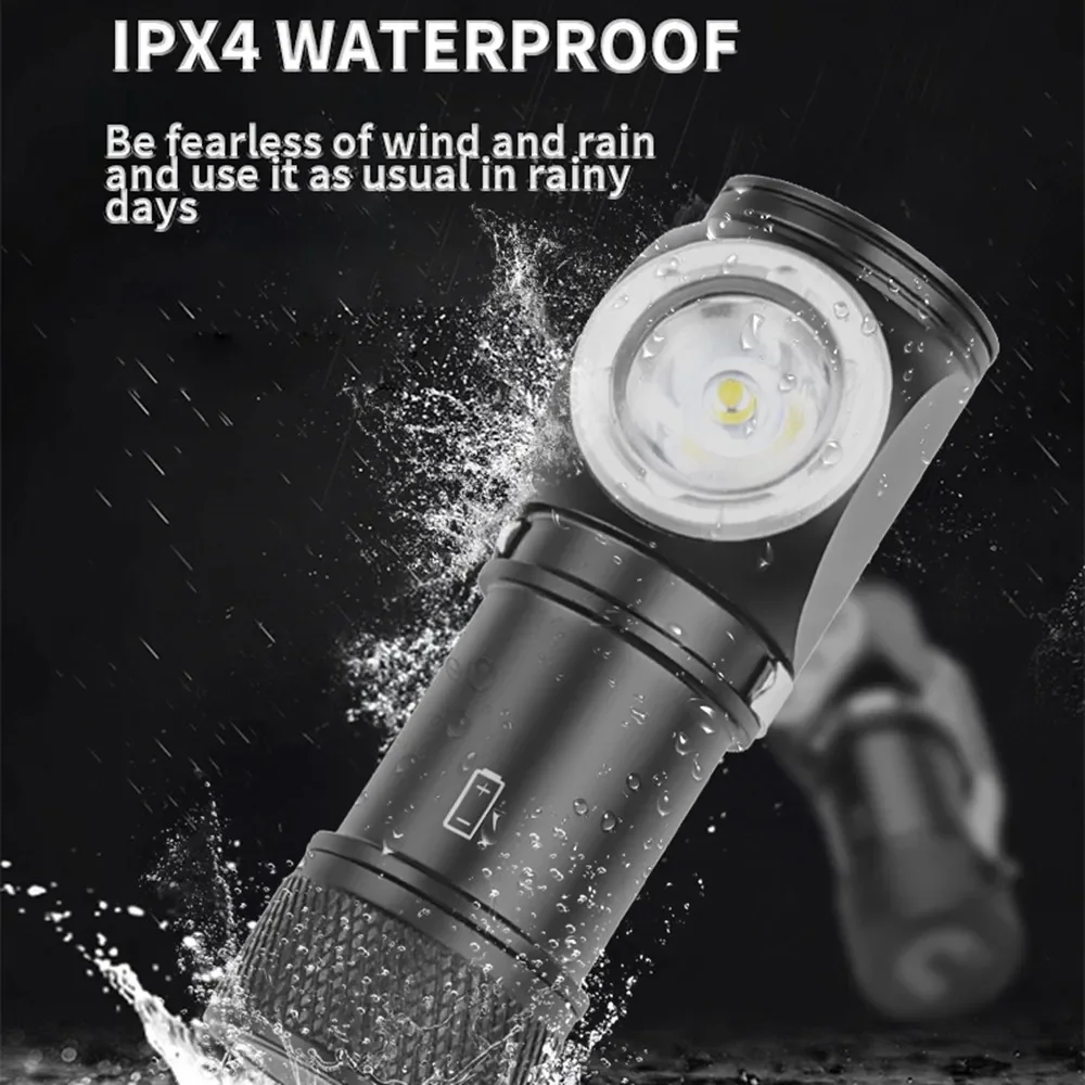 Мощный светодиодный налобный фонарь p8 type-c - Фотография_5