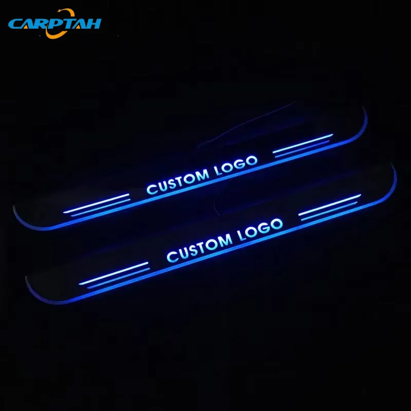 Автомобильная светодиодная накладка на порог для kia ceed 2015-2018 - Фотография_3