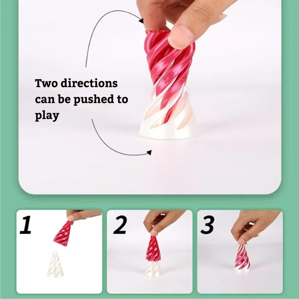 3d печатные спиральные конусные украшения - Фотография_2