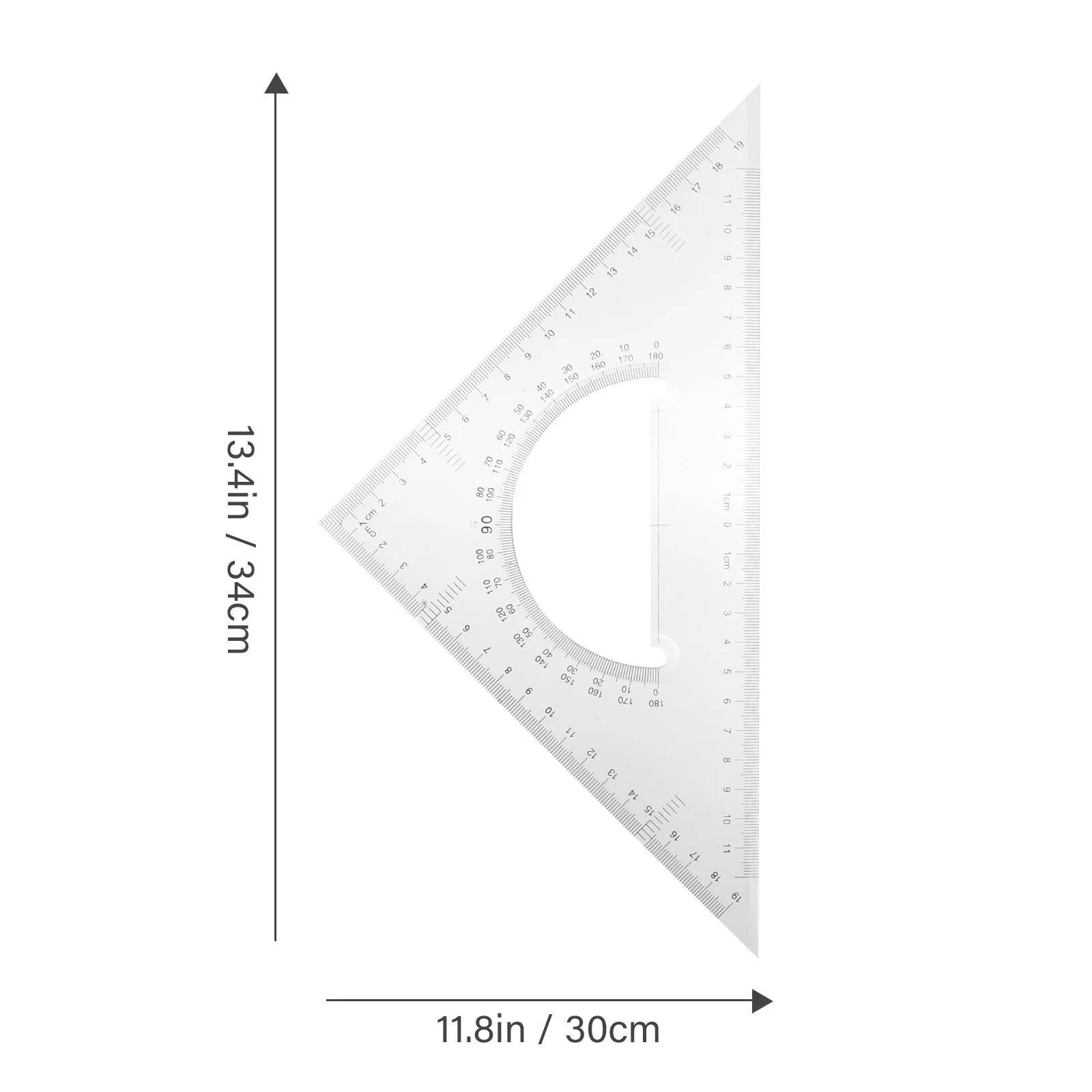 Пластиковые треугольные линейки - Фотография_2